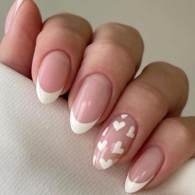 85+ Gorgeous Nail Ideas For Your Next Manicure _ White nails _ Idee per unghie, Unghie, Unghie fucsia